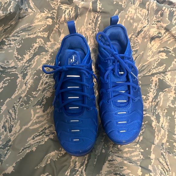 MEN'S NIKE AIR VAPORMAX PLUS RUNNING SHOES GAME ROYAL Sz 9  ** READ - Picture 5 of 9